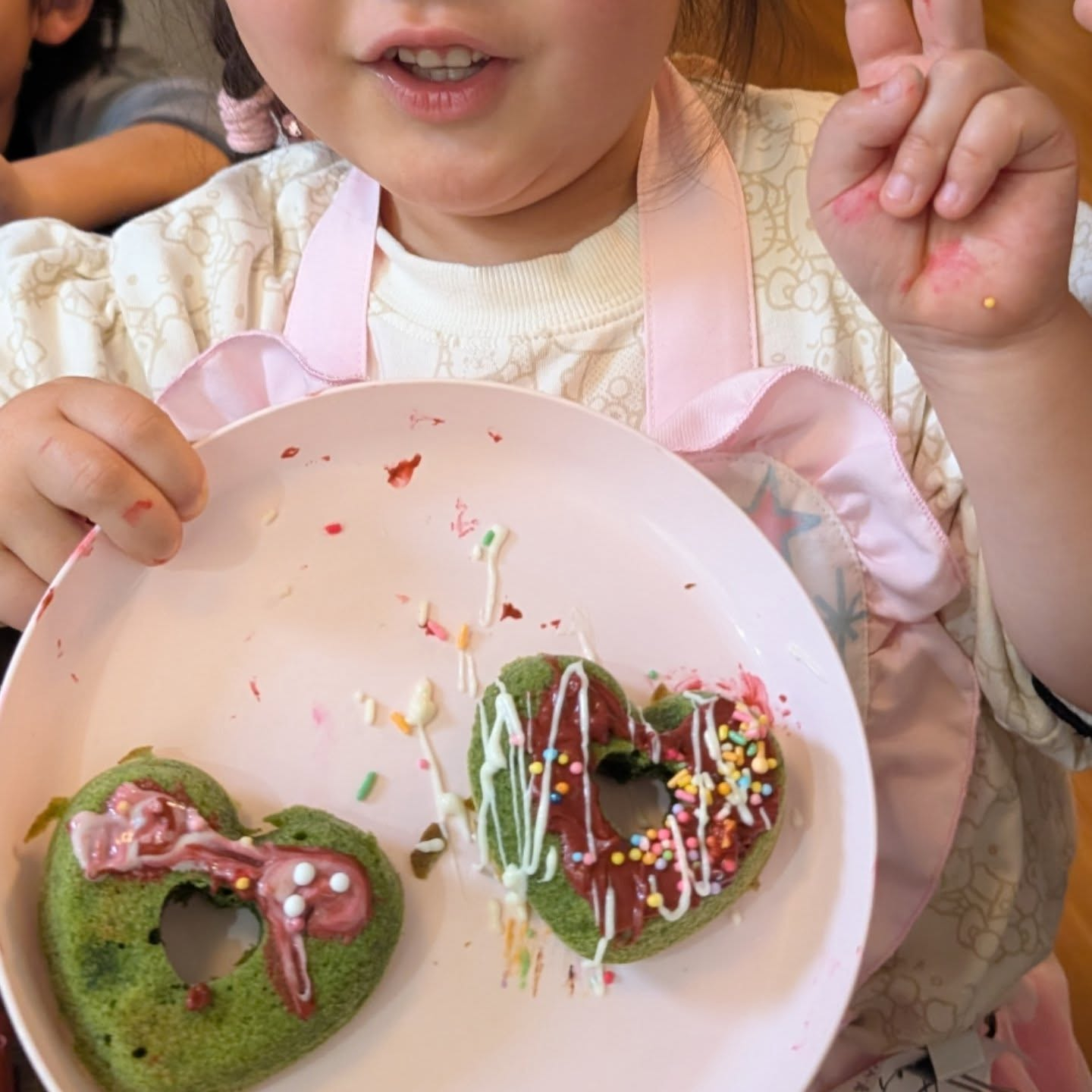 昨日は冬休みおやつ教室の「ほうれん草とバナナの焼きドーナツ」...