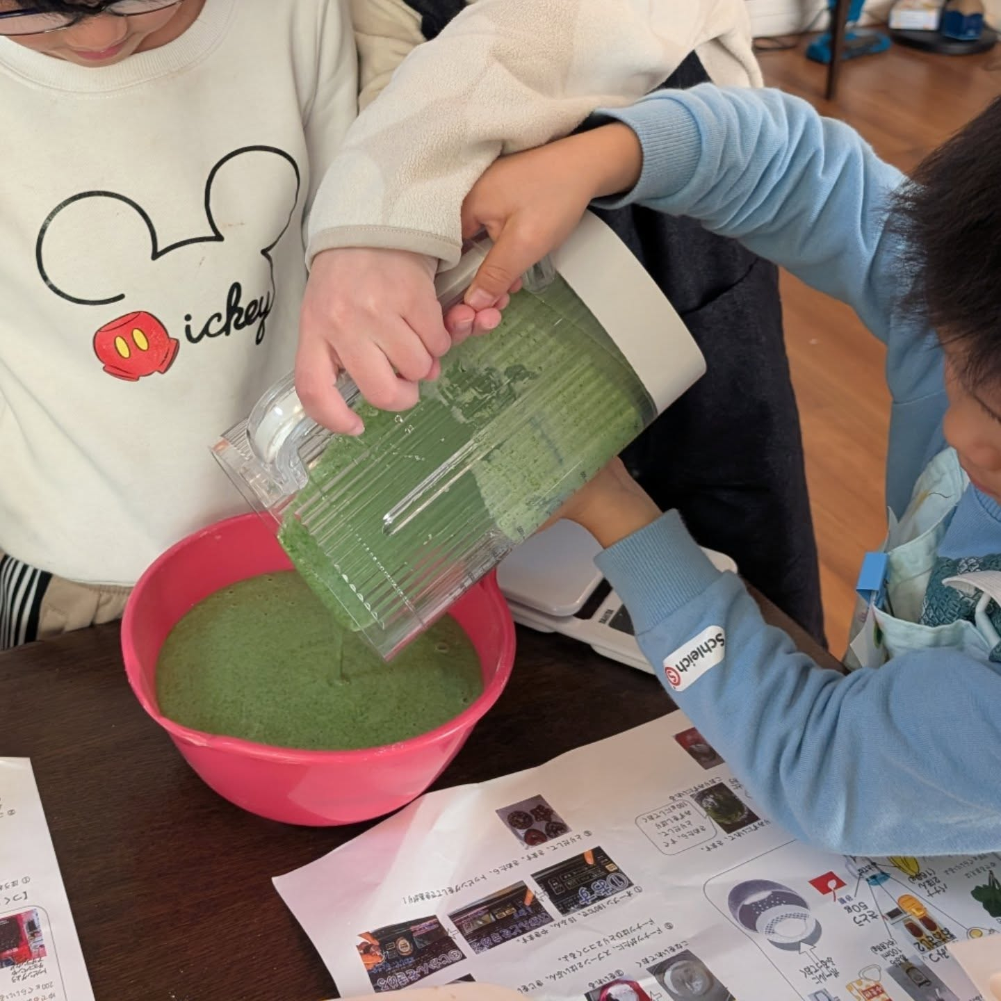 昨日は冬休みおやつ教室の「ほうれん草とバナナの焼きドーナツ」...