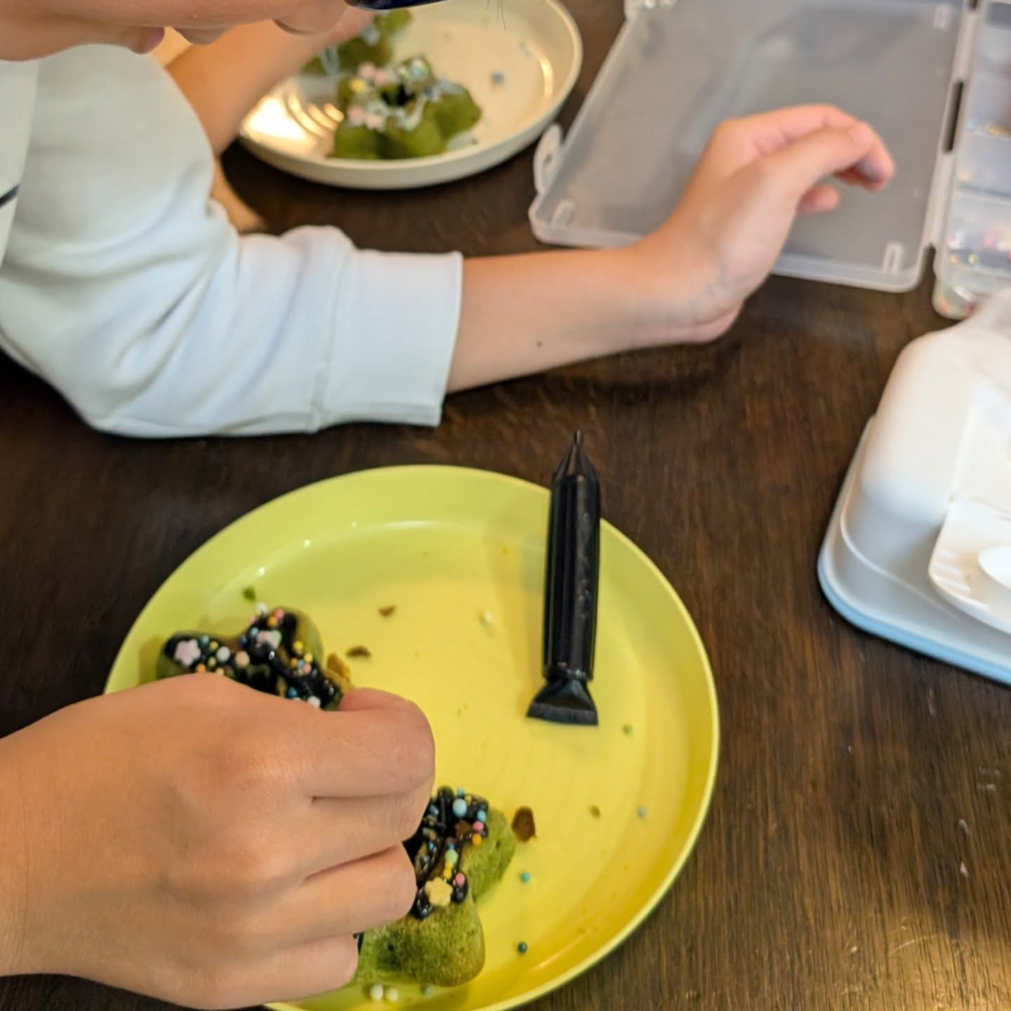 昨日は冬休みおやつ教室の「ほうれん草とバナナの焼きドーナツ」...